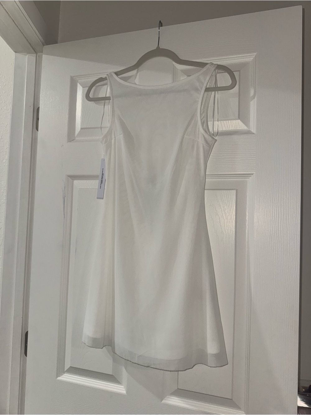 Princess Polly White Sleeveless Mini Dress - Picture 7 of 9